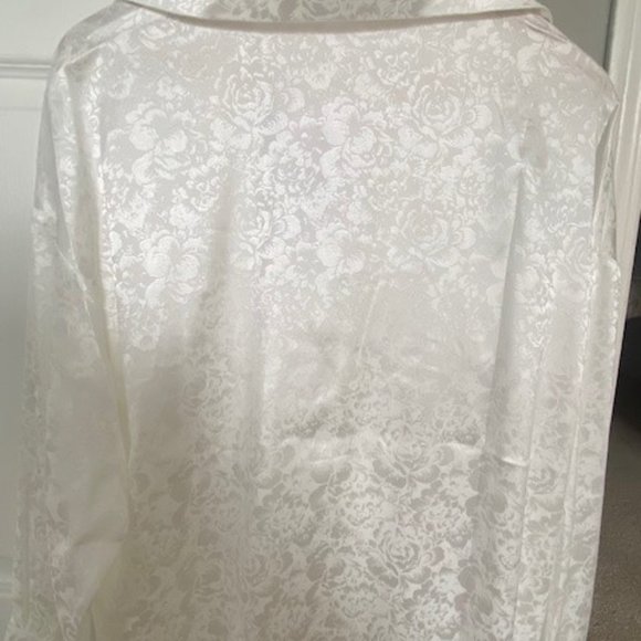 BNWT 12th Tribe Willow White Jacquard Tie Top (S) - Picture 4 of 4